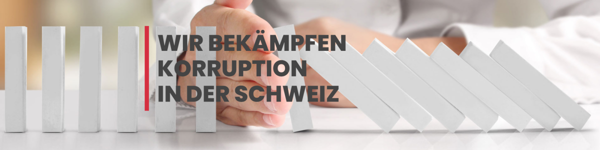 Transparency International Schweiz/Suisse cover