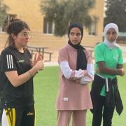 Selbstverteidigungskur für Syrische mädchen in Jordanien